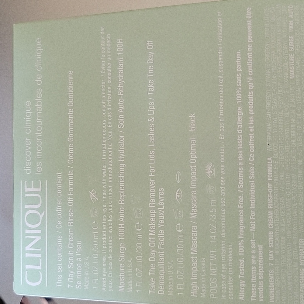 Clinique discover pack - Picture 3 of 3